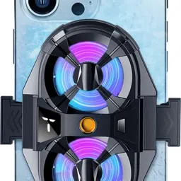 MOOZMOB SL07 Mobile Cooler for Gaming Fan for Game Long Filming Mobile Gaming Cooling Pad-12