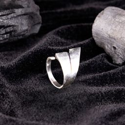 Studio One Love Brass-Plated Adjustable Finger Ring-57