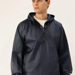 Sports 52 wear Hooded Comfort Fit Rain Jacket-image-64