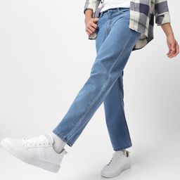 Urbano Fashion Men Loose Fit Washed Non-Stretchable Jeans-image-84