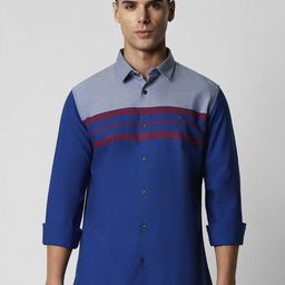 Van Heusen Sport Men Slim Fit Opaque Striped Casual Shirt-image-23