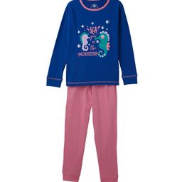 Cub McPaws Girls Blue & Pink Printed Night suit-image-37
