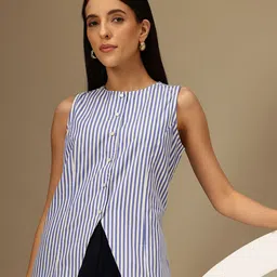 Chemistry Striped Top with Waist Tie Ups-picture-20