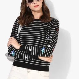 Black Striped Sweater-image-2