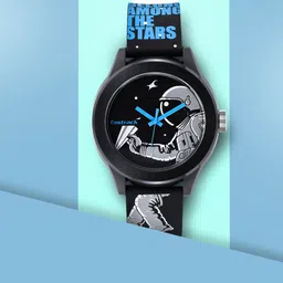 Fastrack Unisex Black Tees Space Analogue Watch 38003PP26-picture-5