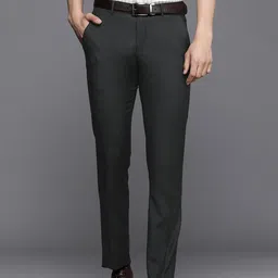 Louis Philippe Men Slim Fit Formal Trousers-image-33