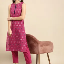 Anouk Women Pure Cotton Kurta with Trousers-picture-31