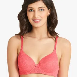 Amante Padded Wired Smooth Romance Lace T-Shirt Bra BRA30401-picture-27