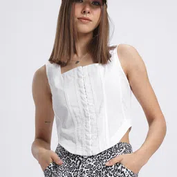 glitchez Cinch Queen Corset Crop Top-picture-5