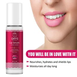 7 DAYS Set of 2 Instant Shine Lip Serum with Vitamin E & Argan Oil - 10 ml each image 4