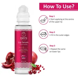 7 DAYS Set of 3 Instant Shine Lip Serum with Vitamin E & Argan Oil - 10 ml each image 3