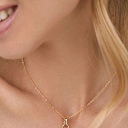 MINUTIAE Gold-Plated Bohemian Hamsa Heart Necklace-image-89