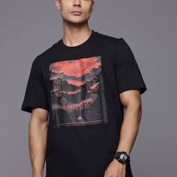 ADIDAS Graphic Print Pure Cotton T-shirt-image-52