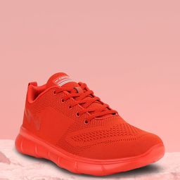 Campus Men Orange Mesh Running Marking Shoes-image-0