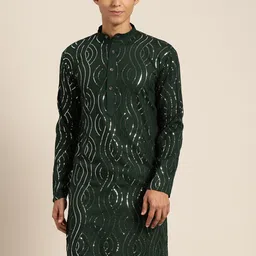 SOJANYA Quirky Embroidered Sequinned Cotton Kurta-picture-37