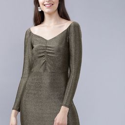 Tokyo Talkies Bodycon Shimmer Dress-image-90