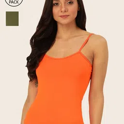 Lady Lyka Women Pack Of 2 Solid Camisoles-image-49