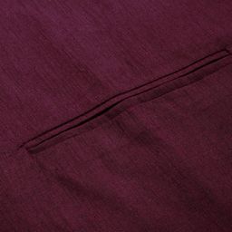 Anouk Men Peach-Coloured & Burgundy Striped Kurta with Trousers & Nehru Jacket image 4