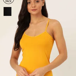 Lady Lyka Women Pack Of 2 Solid Camisoles-image-60