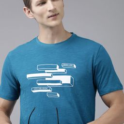 VAN HEUSEN DENIM LABS Geometric Printed T-shirt-image-46