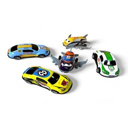 PLANET of Toys 5 Pcs Pull Back Alloy Sports Car-28