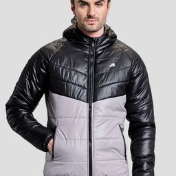 BOLDFIT Men Hooded Colourblocked Casual Puffer Jacket-picture-24