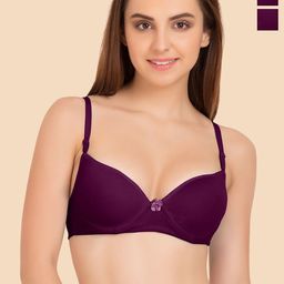Tweens Purple Bra Medium Coverage Heavily Padded-picture-44