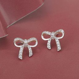 DressBerry Sterling Silver Rhodium plated Studs-image-16