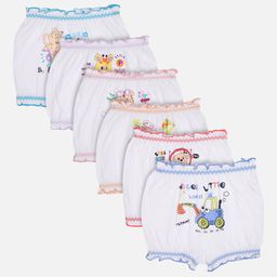 Bodycare Kids Unisex Kids Pack Of 6 Assorted Bloomer Briefs KIA2100-41