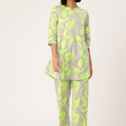 ETC Floral Printed Night suit-image-34
