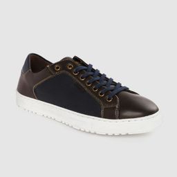Lee Cooper Men Colourblocked Leather Sneakers-image-48