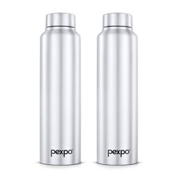 Pexpo Chromo 2 Pieces Stainless Steel Water Bottle 1L-image-32
