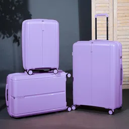 Nasher Miles The Line Set Of 3 Hard-Sided Trolley Suitcase 55cm, 65 cm & 75 cm-45
