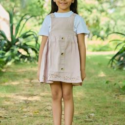 Sweetlime By AS Girls T-shirt with Dungarees-image-45