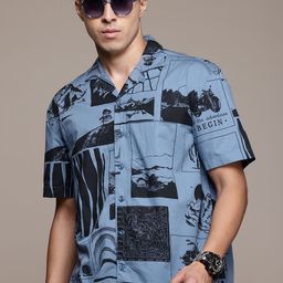 The Roadster Lifestyle Co. Printed Casual Shirt-picture-48