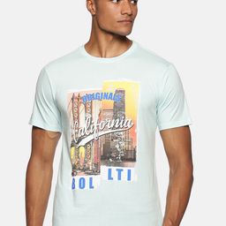 bollti Graphic Printed Round Neck Cotton T-shirt-image-48