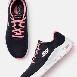 Skechers Women Navy Blue ARCH FIT - BIG APPEAL Sneakers-image-52