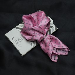 KOVOVE Men Pink Polka Printed Pocket Square-image-66