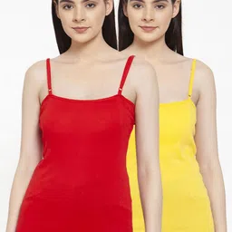 Friskers Women Pack Of 2 Solid Camisoles E-03-06-S-image-70