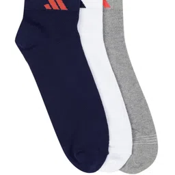 ADIDAS Men Pack Of 3 Patterned Ankle Length Socks-image-43