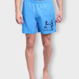 Zoiro Men Printed Pure Cotton Boxers-picture-37