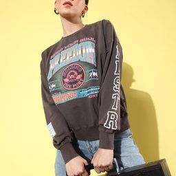 The Roadster Lifestyle Co. Women Printed Sweatshirt-picture-33