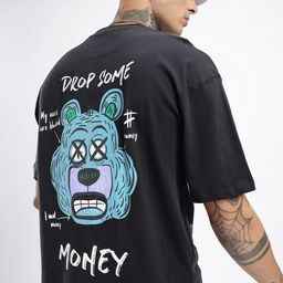 glitchez Downtown Cool Printed Oversized Fit T-shirt-image-91