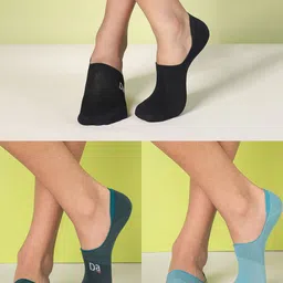 DAMENSCH Pack Of 3 Aloe-Soft Shoe-Liner Socks-46