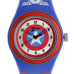 Zoop Unisex Red & Blue Analogue Watch C4048PP18-56