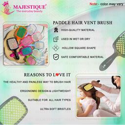 MAJESTIQUE Bio-Friendly Super Vent Hair Brush-32