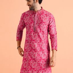 KISAH Men Paisley Regular Fit Printed Kurta-picture-54
