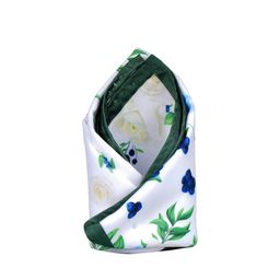 Tossido Men White & Green Printed Pocket Square-19