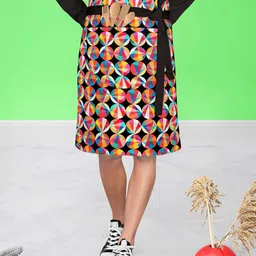 ArtzFolio Printed Aprons With 1 Patch Pockets-18