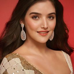 Priyaasi Rose Gold Contemporary Drop Earrings-23